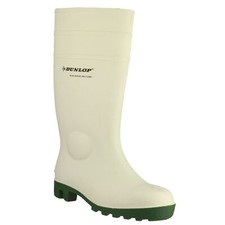 Dunlop Protomastor White Safety Wellingtons PVC SB