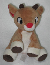 Rudolph the Red Nosed Reindeer Plush Rattle Kids Preferred 6" Baby Lovey 2015