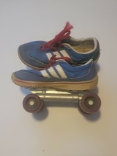 Vintage 1970's HOT PIPES Globe Quad Roller Skates Kids Unisex 3 Stripe-size  