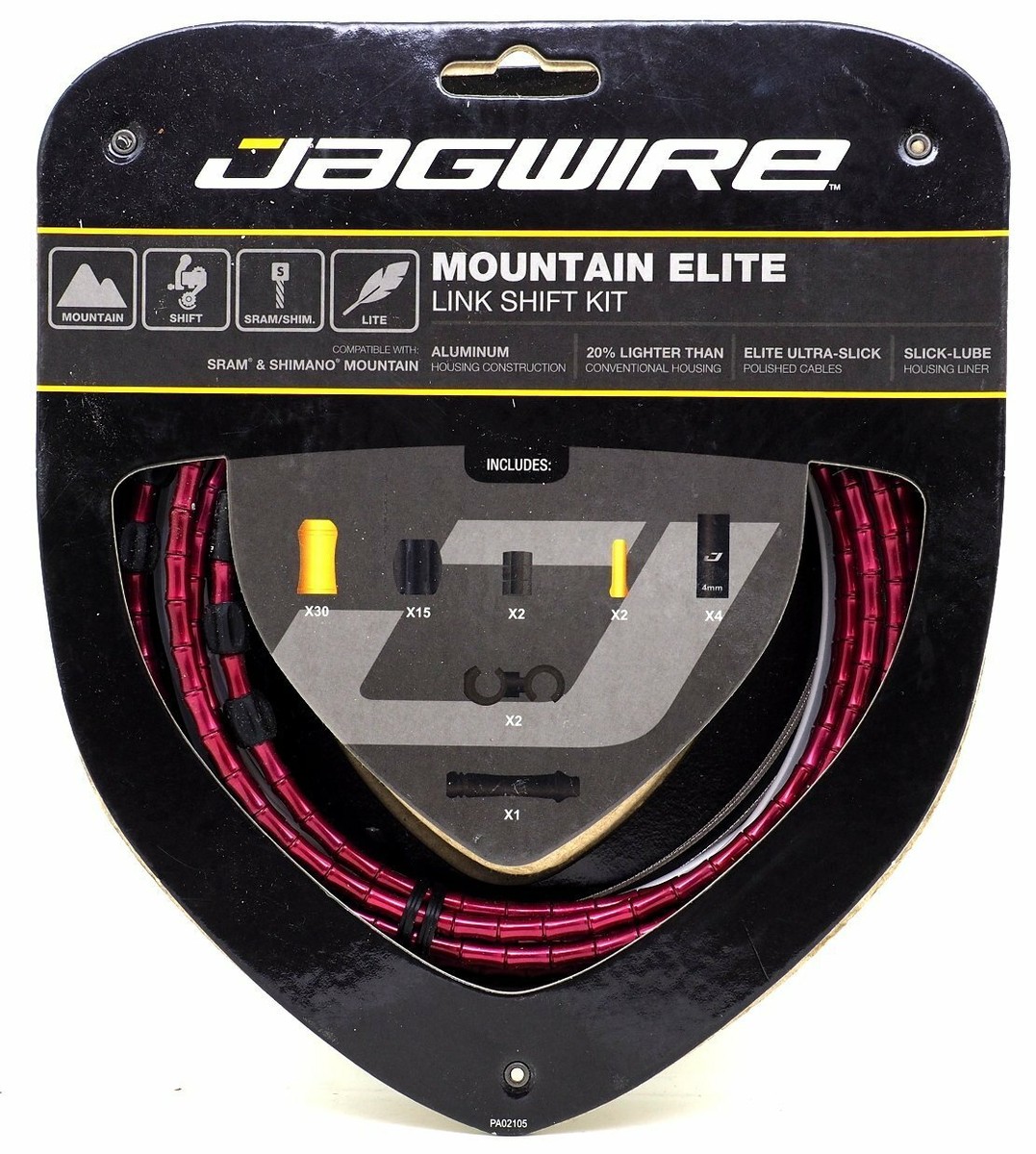 Jagwire Mountain Elite Link Ultra-Slick Shift Cable Kit Sram