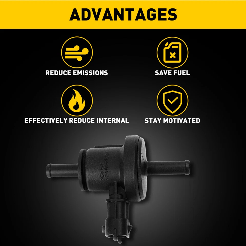 Se adapta a KIA RIO/RIO5 2006-2012 1,6 L DOHC L4 bote de vapor válvula de purga solenoide EOA Foto 4 de 4