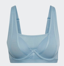 ADIDAS TLRDIM LUXE HS TRAINING BRA 30A MAGIC GREY  NEW WITH TAGS