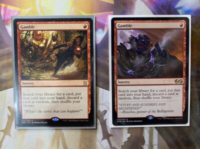 Mtg Gamble Rare Ulimate Masters LOT X2 Copies Near Mint Never Played (read) 