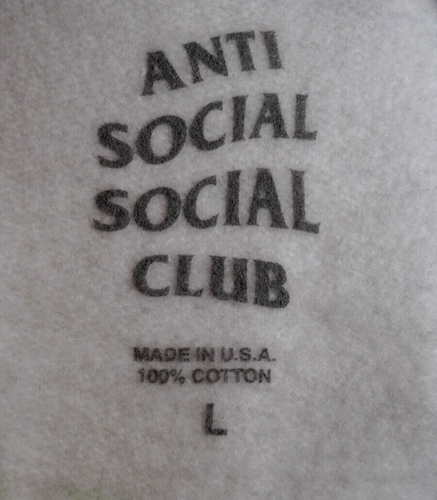 Anti Social Social Club - 'Flag Collage' White Hoodie (Size L) Brand New in Bag - Picture 3 of 4