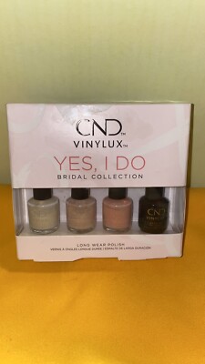 CND Vinylux YES I DO Bridal Collection Long Wear Nail Polish,  White Wedding,...