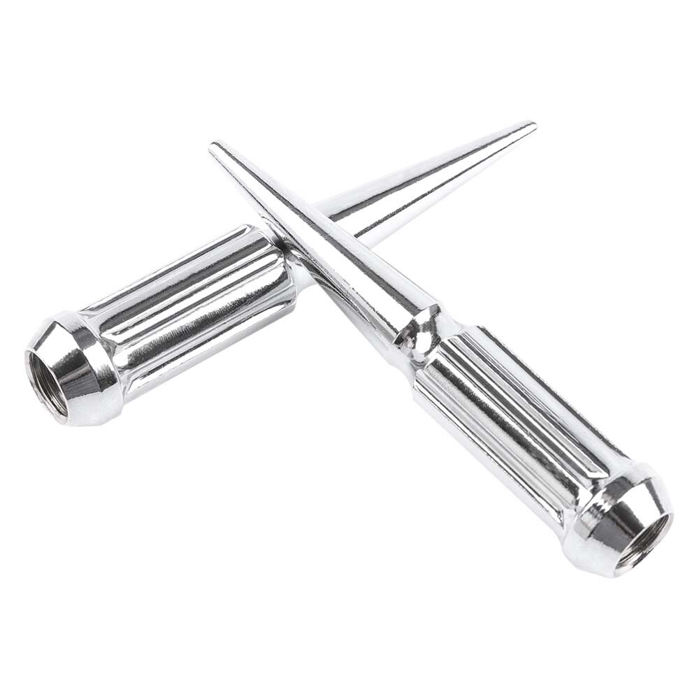 24PCS Wheel Spike Lug Nut M14x1.5 4.4" Tall For Chevrolet Express 1500