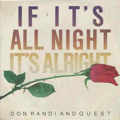 LP Don Randi And Quest If Its All Night Its Alright NEAR MINT Bee Pee Recor