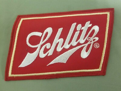 Vintage Schlitz Beer New Old Stock Large Patch.