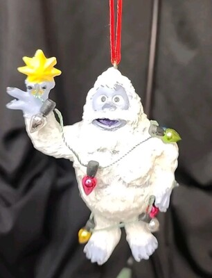 3'' Bumble Tangled In Lights Holding Star Christmas Ornament From Rudolph 