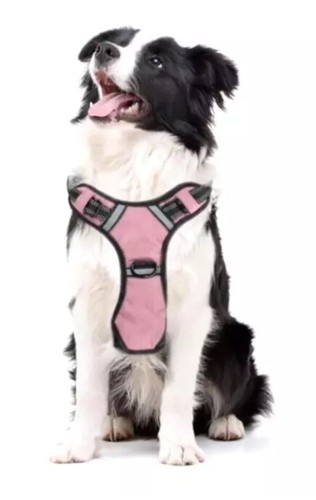 GORILLA GRIP HUNDEGESCHIRR - GRÖSSE LARGE - ROSA - NAGELNEU IN OVP E27