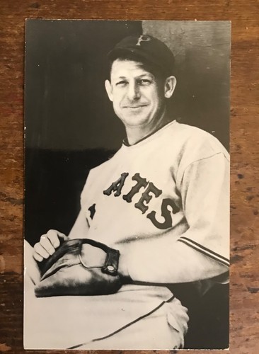 Pittsburgh Pirates pitcher Heine Meine Vintage Baseball photo Postcard - Picture 3 of 3