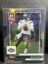 2022 Mike White Donruss Optic Holo Silver Prizm Card #151 New York Jets