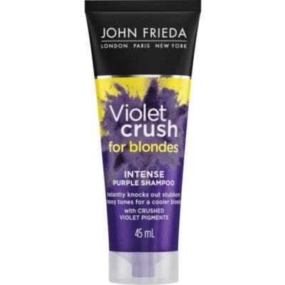5x John Frieda Violet Crush for Blondes Intense Purple Shampoo - 45mL - NEW