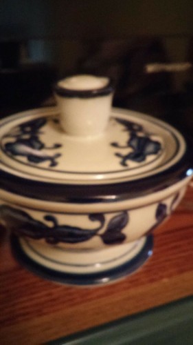 Bombay company blue and white Creamer And Pitcher Set NIB - Picture 2 of 9