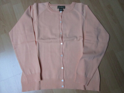 Damen Strickjacke von Eddie Bauer orange Gr. M neu ungetragen