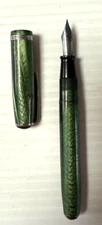 ESTERBROOK SMALL SIZE FOUNTAIN PEN GREEN MARBLE RESIN 2556 NIB