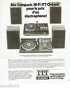 WERBUNG WERBUNG 116 1978 ITT Oceanic Compact HiFi Verstärker Platine Kombi
