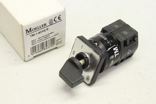 MOELLER TM 10 A Einbau TM-1-8310/E mini Nockenschalter Drehschalter OVP