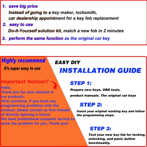 for Chevrolet Suburban Tahoe GMC Yukon Keyless Remote Key Fob + Programmer Tool - Picture 3 of 10