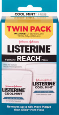 BUY MORE  SAVE Listerine Reach Cool Mint Floss Twin Packs 110-yd