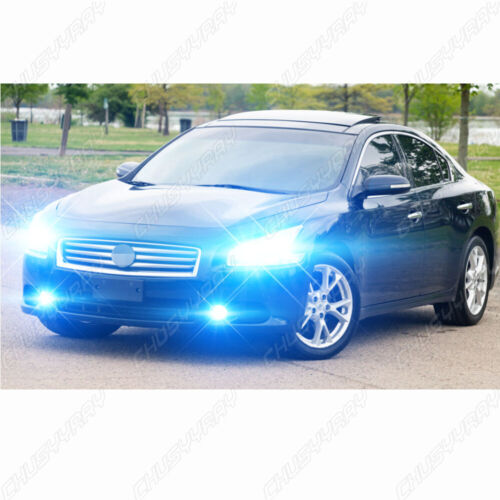 For Nissan Maxima 2009-2014 - 6PC LED Headlight Hi/Lo Fog Light Bulbs 8000K Kit - Picture 4 of 11