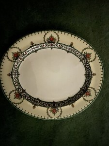 Royal Worcester Chalons Vintage Serving Platter 17 1/4” Rare England Dinnerware