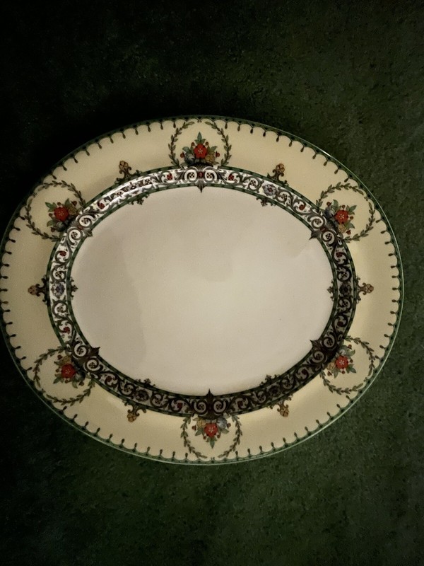 Royal Worcester Chalons Vintage Serving Platter 17 1/4” Rare England Dinnerware