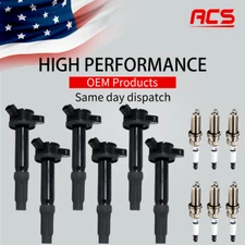 6X Ignition Coil + 6 Spark Plug OEM For Ford Fusion Escape Mercury 3.0L V6 UF486