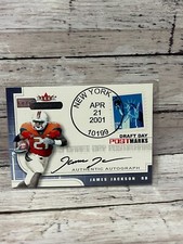 2001 Hot Prospects Draft Day Postmarks Autographs - James Jackson