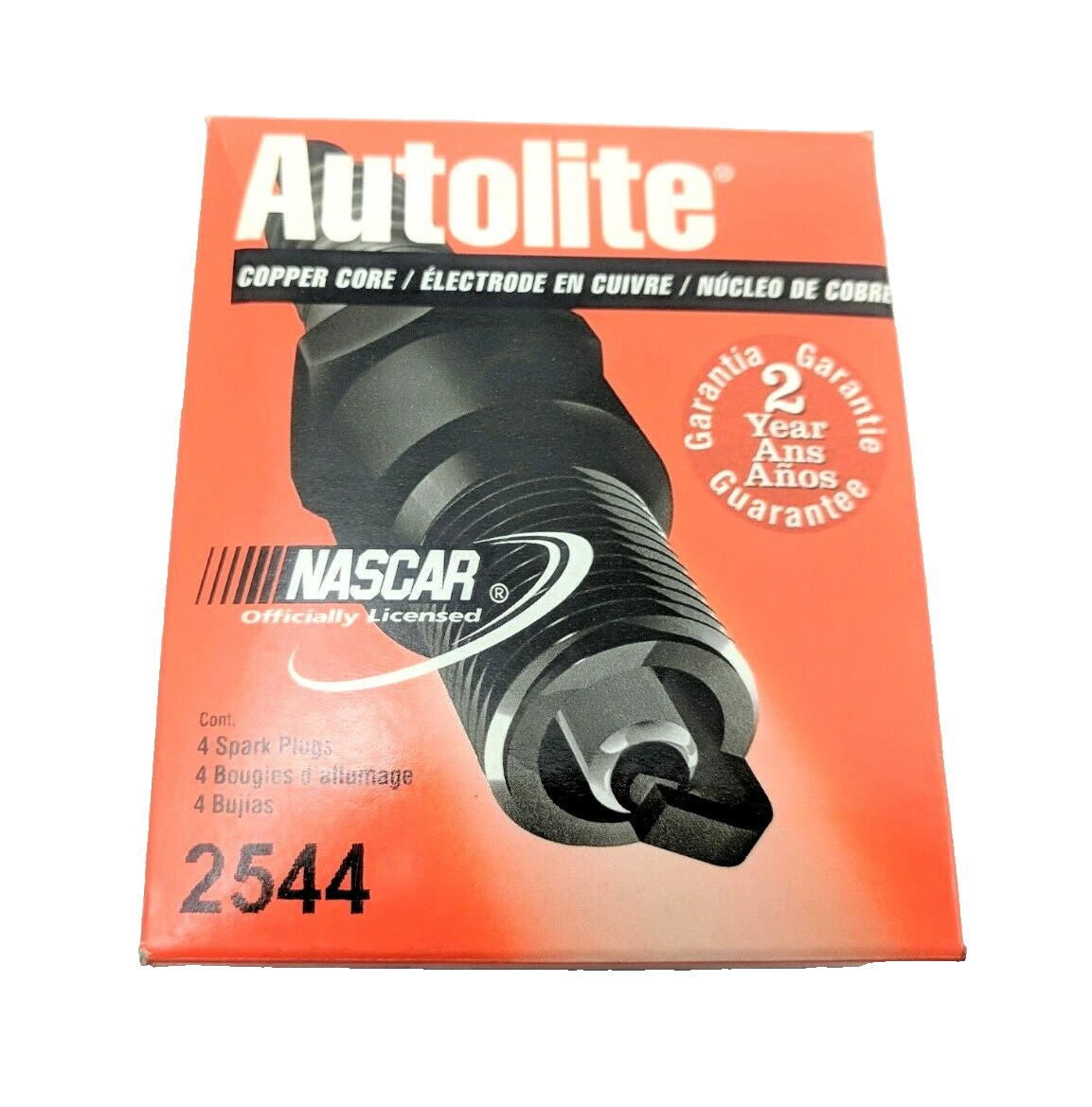 Spark Plug Box of 4 Standard Copper Core Autolite 2544