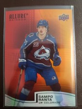 2021-22 Sampo Ranta Rookie Allure Rainbow Red/Orange Allure Hockey Upper Deck...