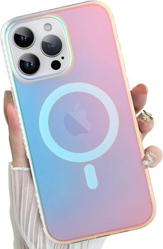 Dosanlues Holographic Iridescent Protective case for iPhone 17 Pro Max 16 15 - Bild 22 von 34