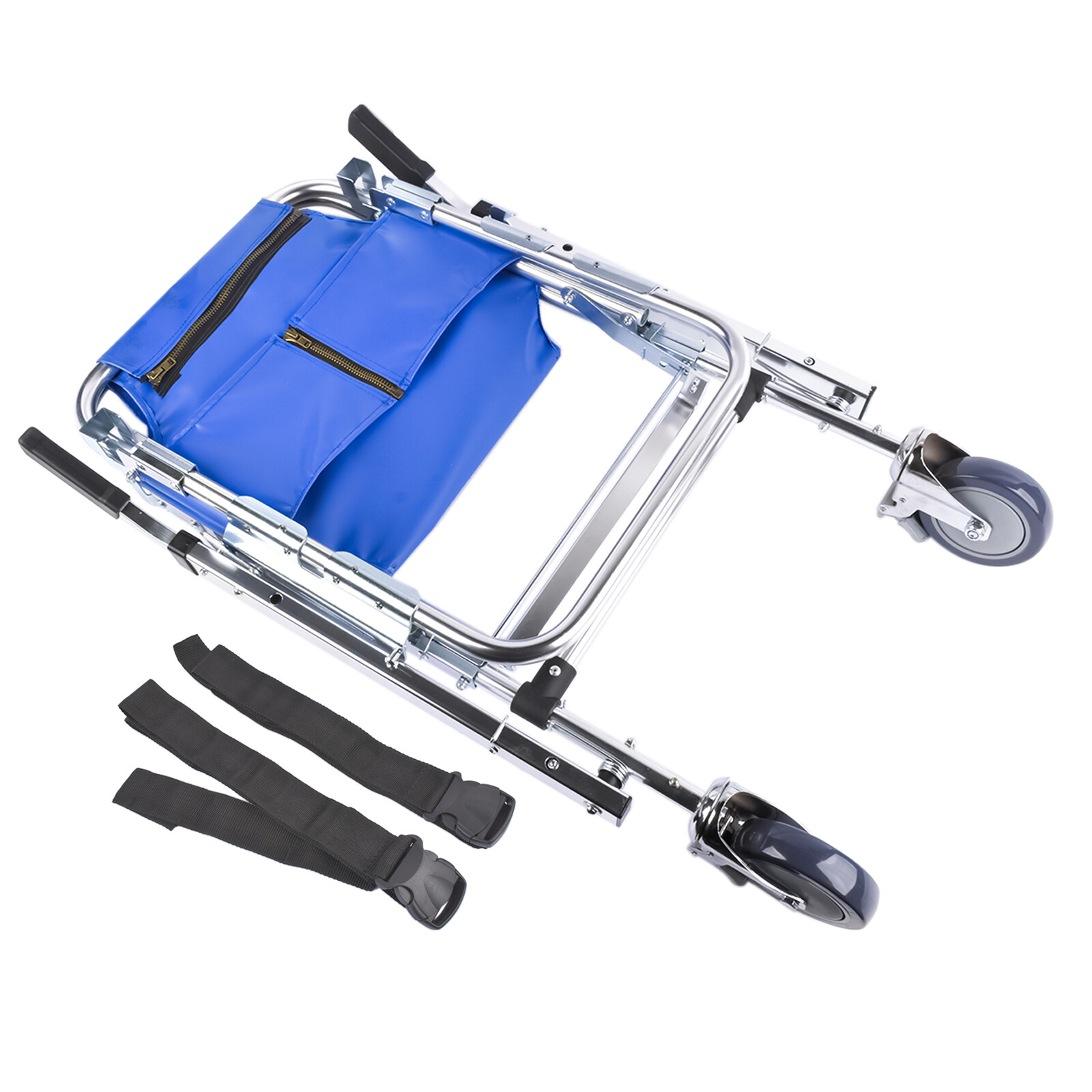 Stair Chair Emergency Evacuation Wheelchair Elderly Climbing Stair Chair Blue