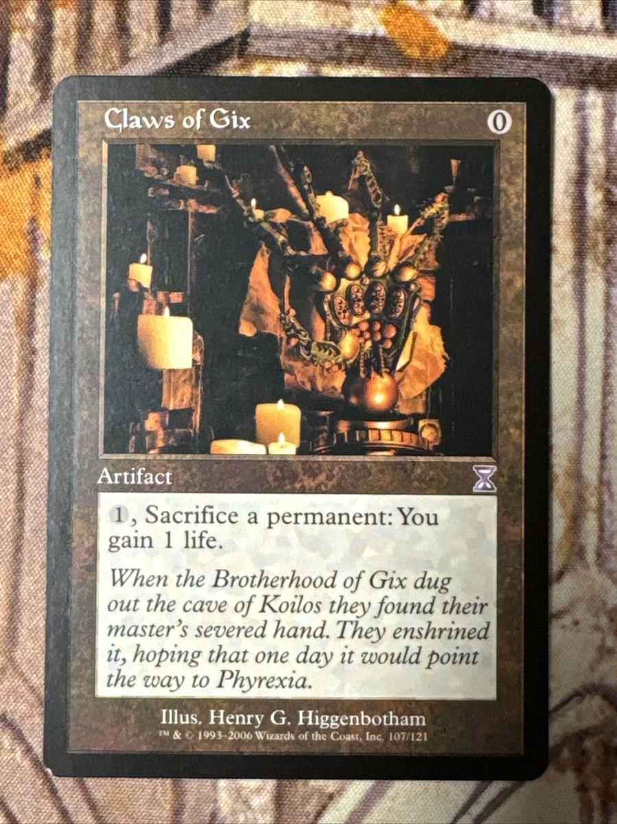 MTG Claws of Gix Timeshifted 107/121 Regular Special | eBay