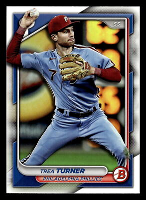 Trea Turner 2024 Bowman #4 Philadelphia Phillies