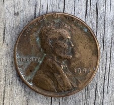 1944 Lincoln Wheat US One Cent 1c United States of America Penny