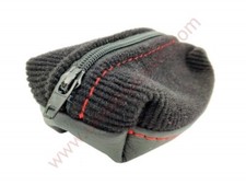 Tür Münzen Peugeot 205 Rallye Stoff Kord Schwarz Nähte Rot