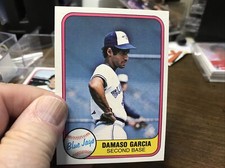 DAMASO GARCIA # 415 - 1981 Fleer Baseball Card NR-MT From Vending Box