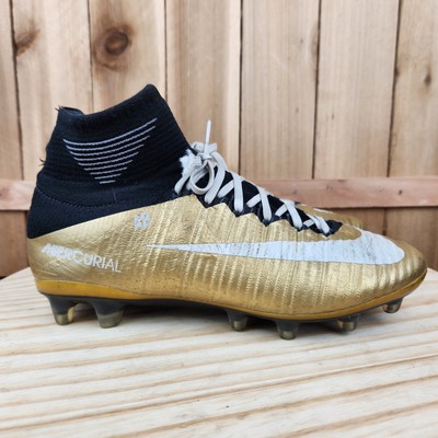 Nike ID Mercurial ACC Elite Womens 8.5 Soccer Shoes Football Boots By You Gold