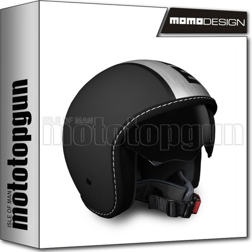 MOMO DESIGN CASCO MOTO JET BLADE NERO OPACO SATINATO M | eBay