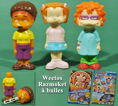 Weetabix Weetos 2006, 3 Bubble Razmoket, The Binocle, Lil and Susie + 1 Box