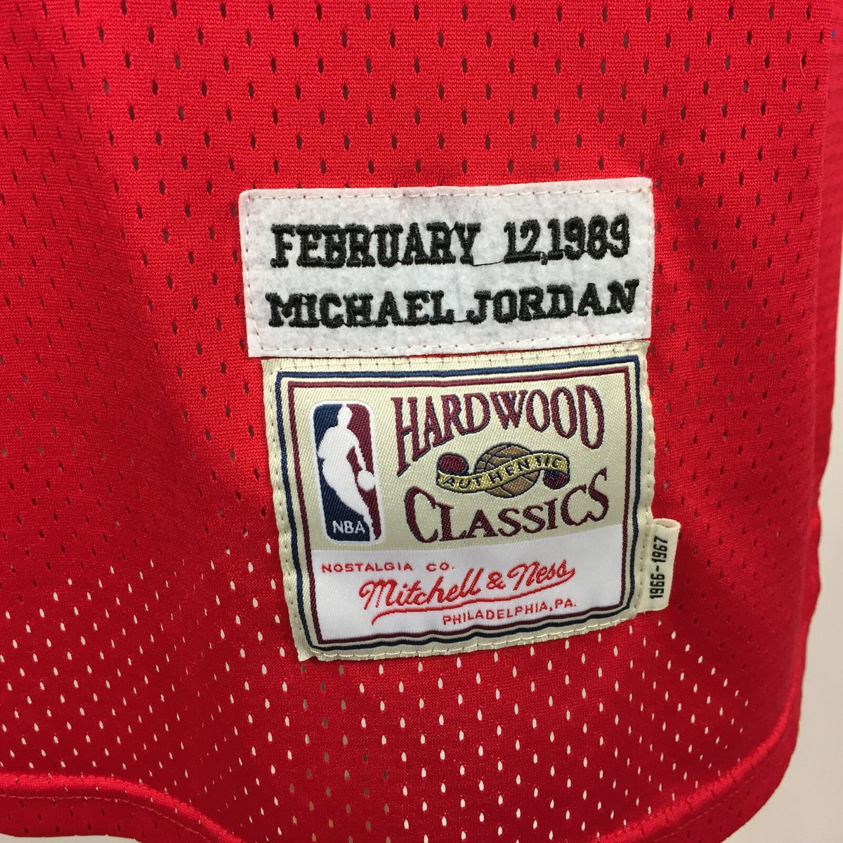 Rare Vintage Retro Throw Back Mitchell & Ness Michael Jordan All
