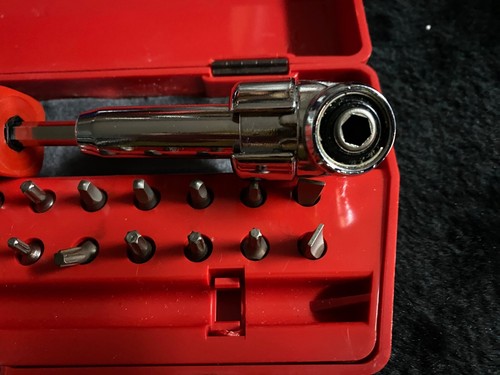 MAC Tools Right Angle Screwdriver Set w/ Case D90A Hex Bit Magnetic USA - Picture 6 of 10