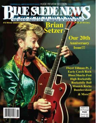 Blue Suede News 73 Brian Setzer Floyd Tillman Czech Rock Blues Shacks Fest More