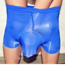 Sexy Herren Unterwäsche Seidig Dünn Stretch Tasche Boxer Strumpf Schier Neu