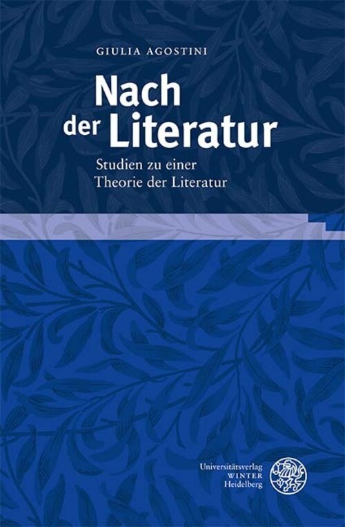 Thumbnail - Nach Der Literatur Studien Zu Einer Theorie Der Literatur Giulia