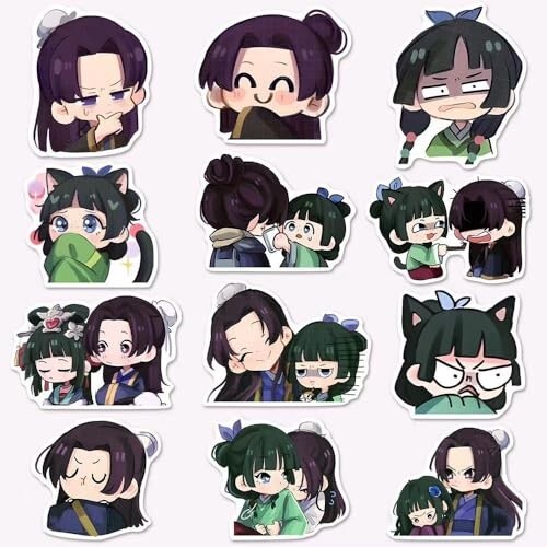 The Apothecary Diaries Aufkleber Set 64 Stück Imprägnierung Maomao Anime Japan Neu - Bild 9 von 12