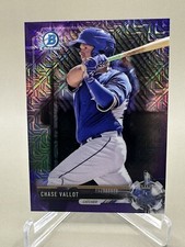 CHASE VALLOT 2017 Bowman Chrome Mega Box PURPLE MOJO REFRACTOR #017/250 (#BCP10)
