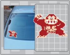 DONKEY KONG Vinyl Decal #1 Car Truck Sticker Donkey Kong Sprite Decal