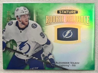 2019-20 Upper Deck Stature Reliance Green /99 Alexander Volkov #RR-4 Rookie RC